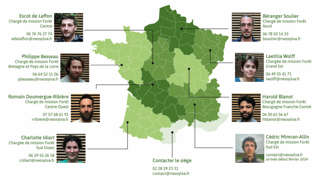 Néosylva à travers la France